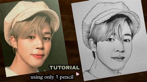 how to draw bts jimin.